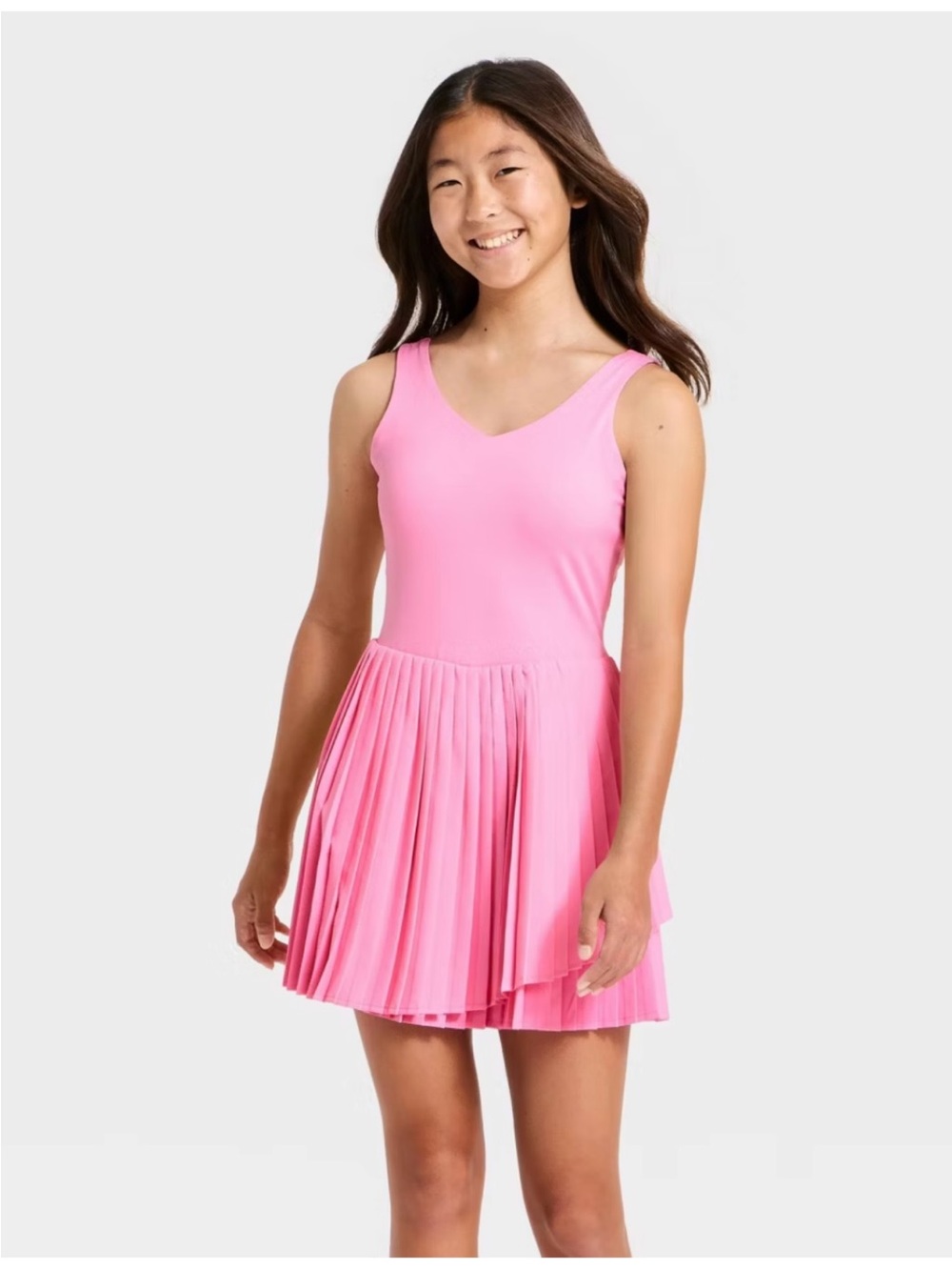all in motion Pink Pleated active Dress for Girls